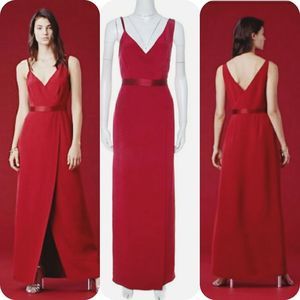 Diane von FurstenbergRed Asymmetric Side